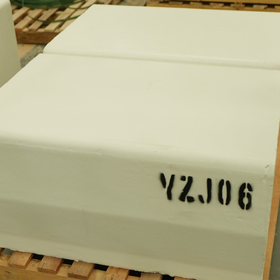 High Compressive Strength  Refractory materials Pouring Corundum-Mullite refractory bricks  for  glass melting furnace