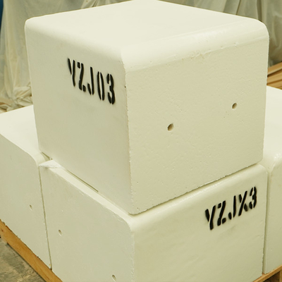 High Compressive Strength  Refractory materials Pouring Corundum-Mullite refractory bricks  for  glass melting furnace