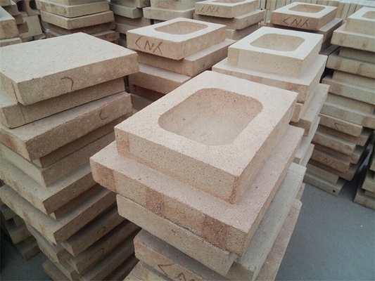 Big Size High Density Refractory Fireclay Bricks Fire Brick Bath Bottom Block For Glass Furnace
