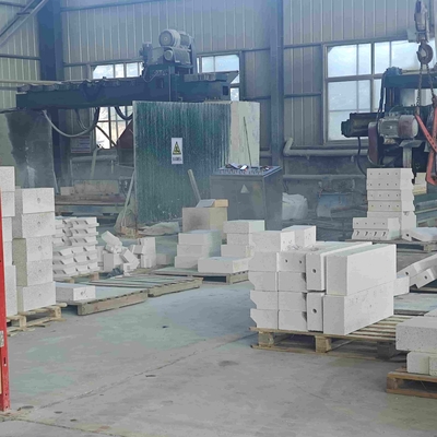 Industrial  Refractory Ceramics Parts Corundum Mullite Ceramics White Or Customized