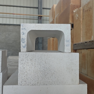 Thermal Shock Resistance Fireclay Glazed Brick Furnace Door For Customized Shapes